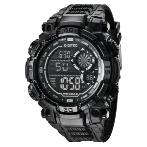 Jam tangan pria Digitec 5030 tali rubber digital original