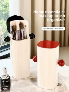 JIFANPAUL | Lift and Dustproof Makeup Brush Organizer for Desk