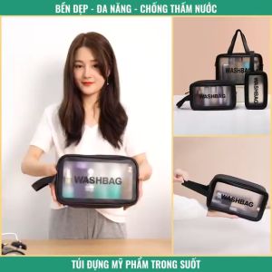 Set Túi Đựng Mỹ Phẩm Du Lịch Tiện Lợi Chống Thấm Nước
