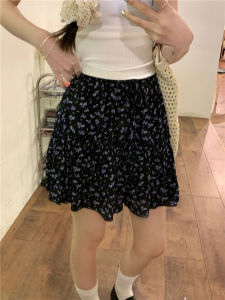 Váy Ngắn Chữ a Họa Tiết Hoa Mùa Hè Cho Nữ Cỡ Lớn Váy Ngắn Chữ a Co Giãn Cạp Cao Váy Ngắn Mùa Hè Cho Nữ