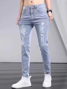 LIIEN NOOS | Quần Tây Slim Fit Bị Rách Cao Cấp Co Dãn
