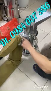Máy xay tam thất nguyên củ dạng 6 búa đập DF25 công suất 3kw