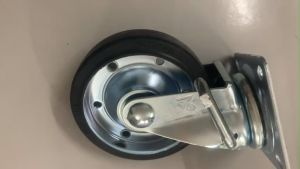 Bánh xe cao su 150 mm Nansin Nhật xoay khoá tại Máy NTT bảo hành dài hạn độ bền cao