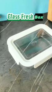 Dowado Borosilicate Glass Fresh Box 850ml - Peralatan Makan Anak