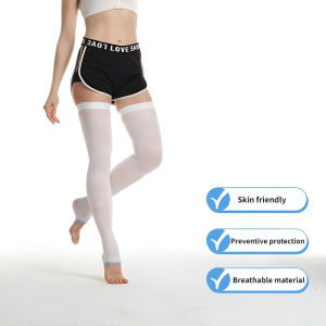 ถุงเท้าบีบอัดระดับความดัน 1 เส้นเลือดขอด ถุงน่องทุกเพศ บรรเทาความเครียด บีบอัด ถุงเท้าต้นขา