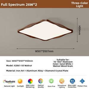HUANGJIANG | Full Spectrum Eye Protection Ultra Thin Ceiling Light