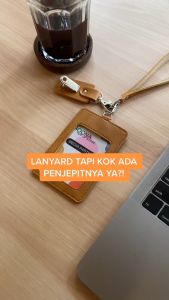 Multifunctional Name Badge Holder PU Leather Name Card Holder Protection ID Card Holder Office Access Card Holder