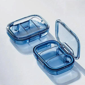 Mini Medicine Pills Box Drug Storage Box Pills Dispenser Pill Organizer Tablet Pillbox Case Container Portable