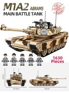 Panlos | Abrams M1A2 Main Battle Tank Military Building Model