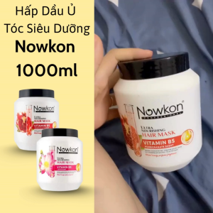 Hấp Dầu Ủ Tóc Siêu Dưỡng NOWKON - 1000ml VITAMIN B5 Giúp Tóc Mềm Mượt Giúp tóc chắc khỏe .