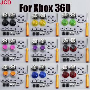 JCD 11 in 1 For Microsoft Xbox 360 Controller Analog Stick Sensor Potentiometers + Thumb Grips LT RT Trigger Switch Buttons ﻿