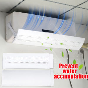 เครื่องปรับอากาศกระจกบังลมเครื่องปรับอากาศแบบยืดหดได้สำหรับใช้ในบ้านแผ่นกั้นอุปกรณ์ปรับช่องแอร์เดือนป้องกันการที่บังลม