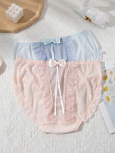 Cỡ Lớn Ren Quần Lót Nam Nữ Gợi Cảm Mid High Vòng Eo Thoáng Khí Quần Lót Nylon Liền Mạch Tam Giác Thoải Mái Quần Lót Nữ Dành Cho Nữ Cỡ Lớn