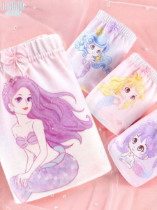 DOMIO | Cotton Breathable Antibacterial Girl Boxer Shorts