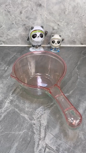 Pastel Color Thick Pet Transparent Water Dipper Tabo