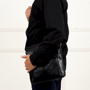 Shigetsu GERO Debossed Monogram Bag leather men sling bag crossbody bag shoulder bag for men messenger bag 8083