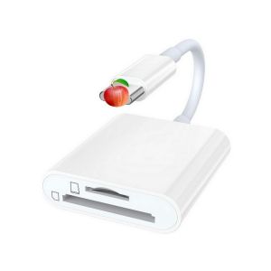 Apple Card Reader for iPhone iPad SD TF 2 IN 1 Lightning Camera OTG Cable Adapter Converter