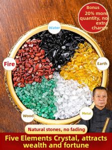 BINYUE | Five Color Crystals Fish Tank Decorations