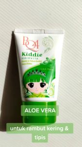BQ4 Kiddie Hairvita HIJAU Pelicin & Vitamin Rambut Anak Tanpa Dibilas 50ML - Ekstrak Lidah Buaya