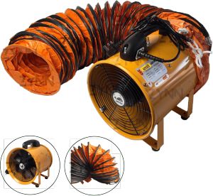 [SG STOCK] INDUSTRIAL BLOWER  &  HOSE  Orange  Ventilation  Removal  Exhaust  Fan  Pipes  Flexible  Ducting  Connection