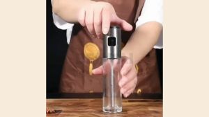 Ready Stock-Stainless Steel Oil Spray Btl Glass Cooking Oil Sprayer BBQ Kitchen Tool Botol Minyak Dispenser 100ml 200ml/Ready Stock-Stainless Steel Oil Spray Btl Glass Cooking Oil Sprayer BBQ Kitchen Tool Botol Minyak Dispenser 100ml 200ml