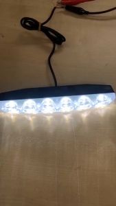 Car 6 LED Daytime Running Light Daylight With Turn Signal Flowing Auto DRL Spotlight WorkLight