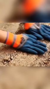 Đôi Găng Tay Bảo Hộ Lao Động Phủ Cao Su Chống Mài Mòn Chống Trơn Trượt