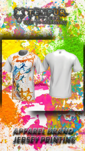 Baju lari Jersey sport kaos running single print series sport tempur 16
