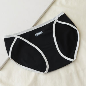 Pure Cotton Antibacterial Comfortable Womens Underwear Full Cotton Triangle Shorts mid Low Waist Briefs Sporty Youth Innerwear