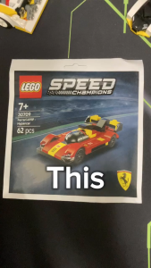 [BrickStory]  LEGO Speed Champions Ferrari 499P - Hypercar paperbag (30709)(62 Pieces)