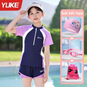 Yuke | Bộ Đồ Bơi Tách Biệt Dành Cho Bé Gái Phong Cách Bảo Thủ