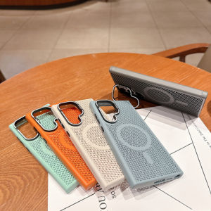 CHUBAN | Alloy Lens Bracket Heat Dissipation Magnetic Case For Samsung Galaxy S26 S25 S24 S23 Plus Ultra Armor Shock Proof Phone Cover