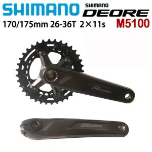 Shimano Deore M5100 Crankset 1x11s 2x11 Speed MTB 170mm 175mm Crank 30T 32T 36-26T Chainring Bike Parts