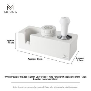 Muvna | Burr and Tamper Set Organizer 58mm Knock Box
