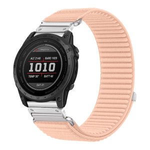 Dây Đeo Đồng Hồ Tháo Nhanh Bằng Nylon 22mm/26mm Dành Cho Garmin Fenix 6X/5X/7X/Tactix7/Forerunner 955/965/Enduro - Phụ Kiện Thông Minh