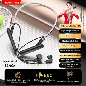 Waterproof Wireless Bluetooth Neckband Earphones Long Battery Life High Quality Brand New 2025 over 876mAh Capacity