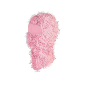 Full Face Cover Ski Mask Hat Balaclava Distressed Knitted Beanie Camouflage Men Hat Women Winter Warm Windproof Bicycle Neck Hat