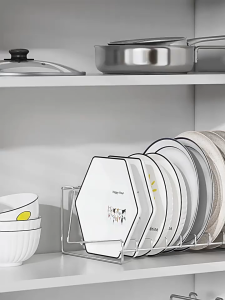 Solaze 304 Stainless Steel Dish Rack Drying Plate Holder Stand Countertop Dish Drain Rack