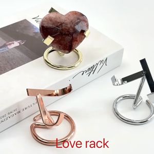 Holder Crystal Emas Dudukan Kristal Logam Crystal Stand Display Crystal