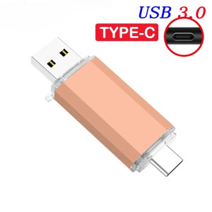 Jaster | TYPE-C 2in1 USB 3.0 Flash Drives 128GB 64GB High Speed Pen Drive for Smart Phone Memory Stick 32GB 16GB Business Gift U Disk