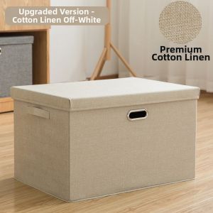 Collapsible Covered Clothes Storage Box