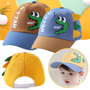 Kids Baseball Caps & Dinosaur Print Hats: Cute Breathable Baby Boy & Girl Sun Cap
