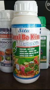 Siêu CANXI BO KẼM Phân bón lá chống rụng bông khô bông rụng trái bó trái sượng trái chai 500ml
