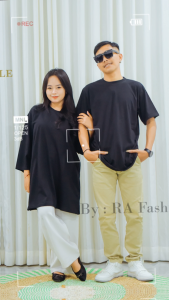 Kaos Couple Oversize: Desain Fashionable & Nyaman dari RA Fashionable