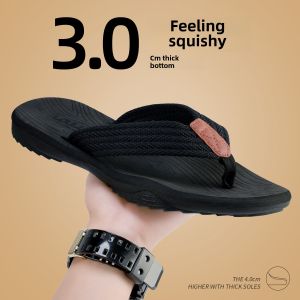 Flip Flops Men Summer Outwear Fancy Non Slip Wear-Resistant and Deodorant Flip-Flops Outdoor Beach Slippers Flip-Flops Mens
