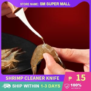 【Stainless Steel】Creative Shrimp Cleaner Knife with Sharp Blade Prawn Peeler Chef Seafood Prep Deveiner Tool Home Kitchen Essential Handling Tools