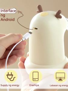 Electric Water Cute Design Deer Pump Automatic Dispenser Portable USB Charging Fast Flow Low Noise For 5 Gallon Bottles