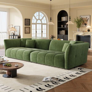 RUFEI | French Style High-End Petal Arm Living Room Sofa