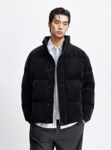 Jack Jones | Winter Mens Down Jacket Casual Stand Collar