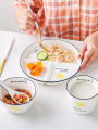 Sứ Chạy Cao Cấp Chia 211 Giảm Béo Đĩa Dùng Tiệc Sử Dụng Tại Nhà Ăn Sáng Dụng Cụ Trẻ Em Gốm Sứ Chế Độ Ăn Số Lượng Đĩa 3 Lưới Phân Vùng Đồ Ăn. 